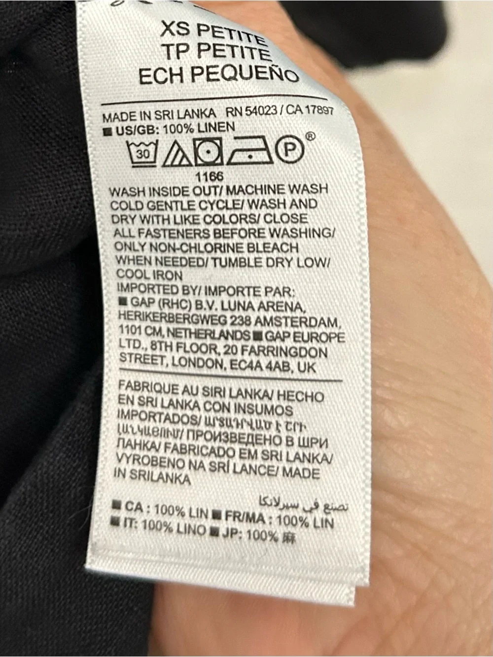 Banana Republic down button wear